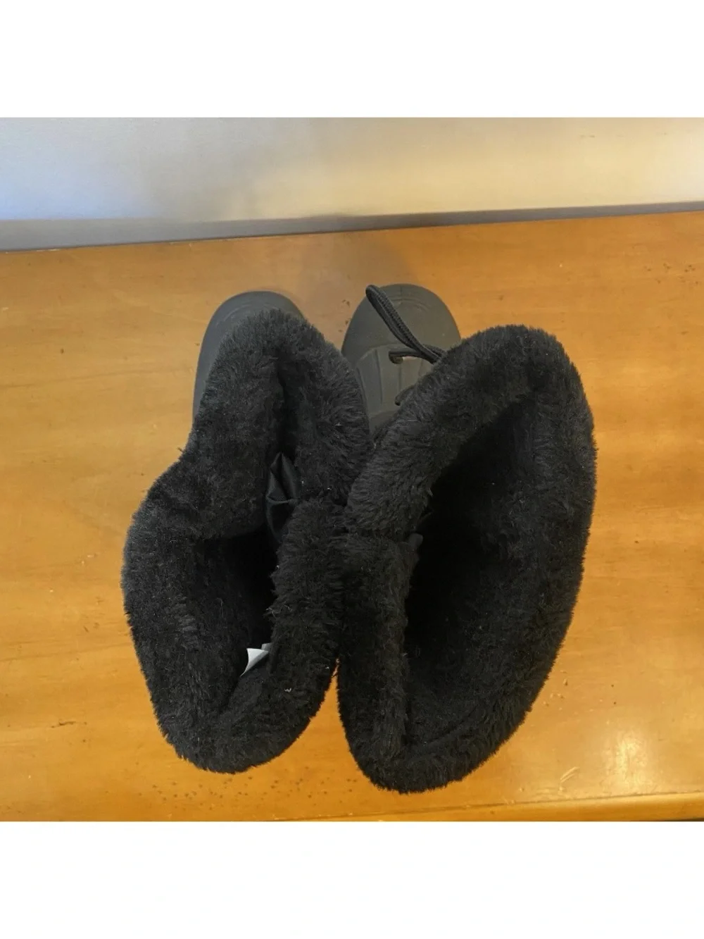 Women’s 8 Faux Fur Lined Winter Snow Boots Mid-Calf Hiking Boots Insulated Warm